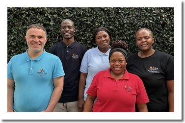 Brad, Theo, Nwabisa, Bongi and Fundiswa